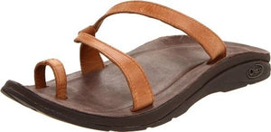 Chaco Women's Indigen Ecotread Leather Flip Flops US Size 6