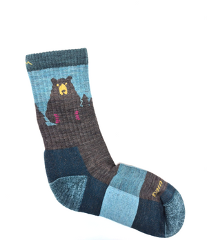 Darn Tough Women's Bear Town Micro Crew Cushion Merino Wool Socks