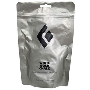 Black Diamond Refillable Chalk Shot, White Gold Chalk