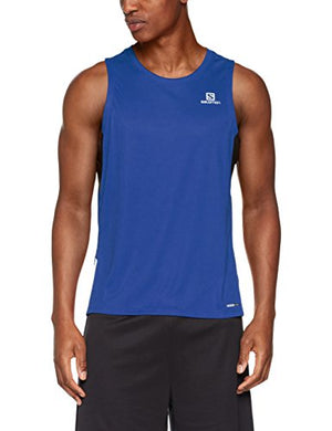 Salomon Mens Agile Running Tank Tops with Stash Pocket SIZE: XL