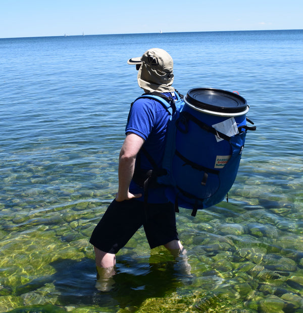 Darrell's Barrels 60L Canoe Barrel + Granite Gear Vapor Flatbed