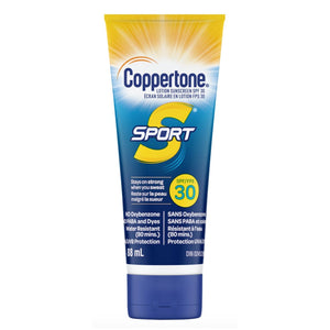 Coppertone sport sunscreen SPF30