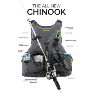 NRS Chinook Fishing Vest PFD