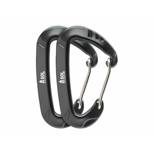 Survive Outdoors Longer - Wiregate Utility Carabiners 8 cm 2 Pack