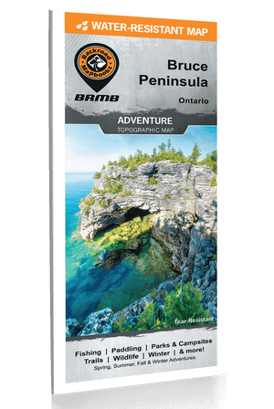 Backroad Mapbooks Bruce Peninsula Tear-Resistant Topographic Map