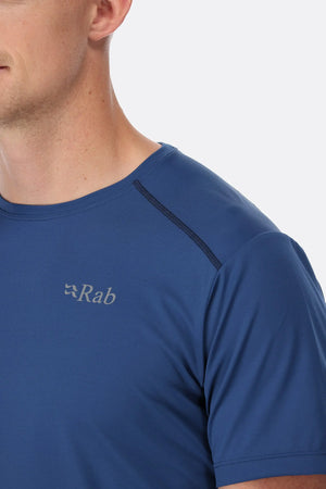 Rab Mens Force Tee - Blue, Size: Small