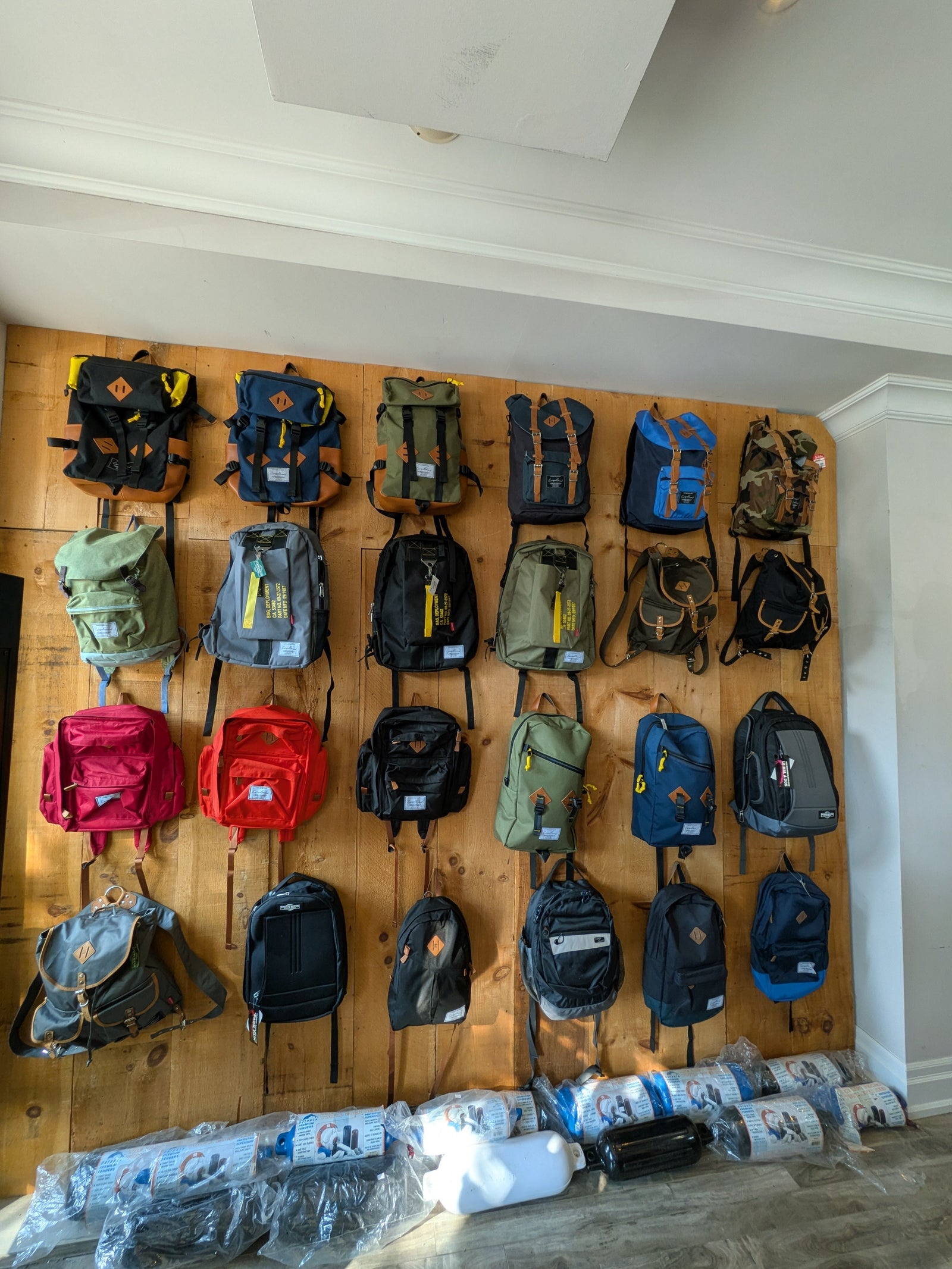 New &amp; Updated Backpack Wall + Back to School Sale!