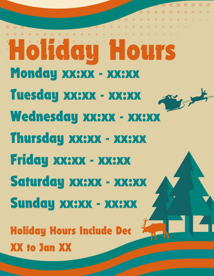 2024 Holiday Hours