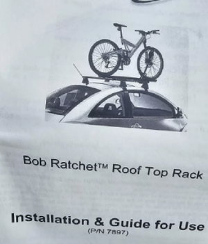 Sportworks Bob Ratchet Upright Quick Load Roof Mount Single Bike Rack #250150