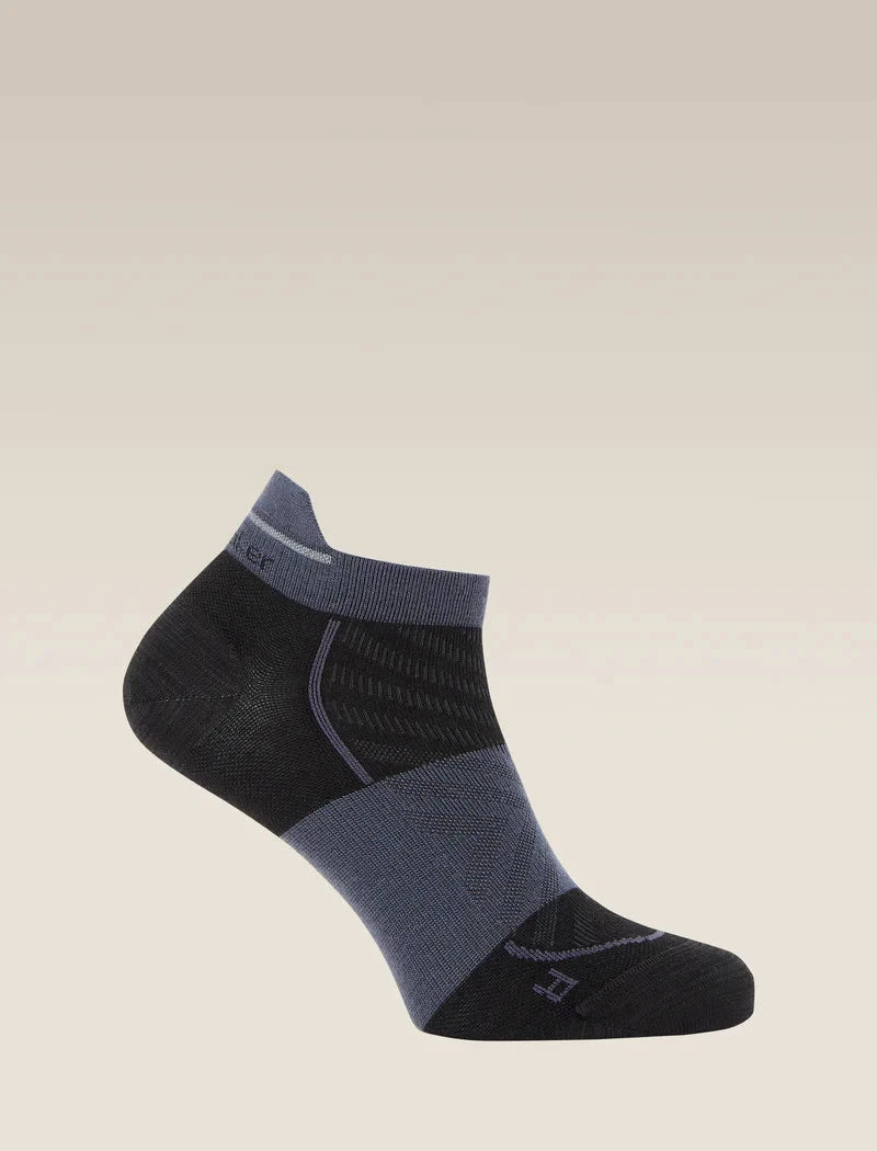 Icebreaker Merino Women's Run+ Low Cut Socks, Large
