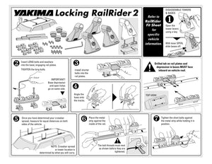 Yakima Locking Railrider 2 Towers