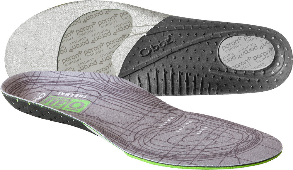 Oboz O Fit Thermal Insole Plus Medium Arch Thermal - XL - ScoutTech Outfitters