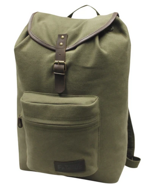 World Famous Georgina Canvas 23L Daypack with Padded Laptop Sleeve