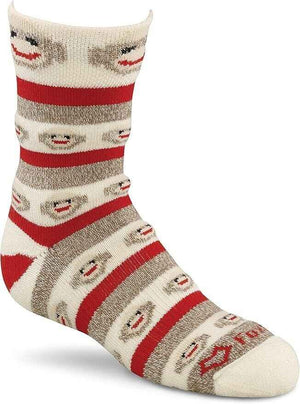 Fox River Teen Unisex Monkey Stripe Crew Casual Socks