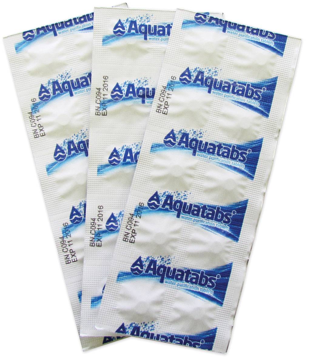 AquaTabs Water Purification Tablets 50 x 1 Litre - ScoutTech