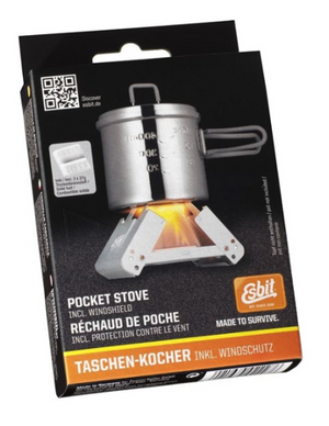 Esbit Medium Pocket Stove With Windshield
