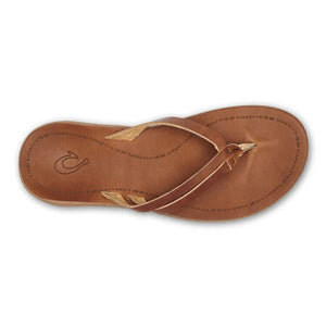 Olukai Women's Kapehe Luana Leather Flip Flops US Size 10