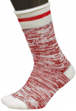 Misty Mountain Heat Zone Women's "Wooly" Thermal Insulated Socks - Red Color