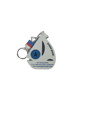 Europe Bound Floatation Key Ring