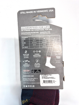 Darn Tough Women's Sunset Ledge Micro Crew Lightweight Hiking Sock 5005