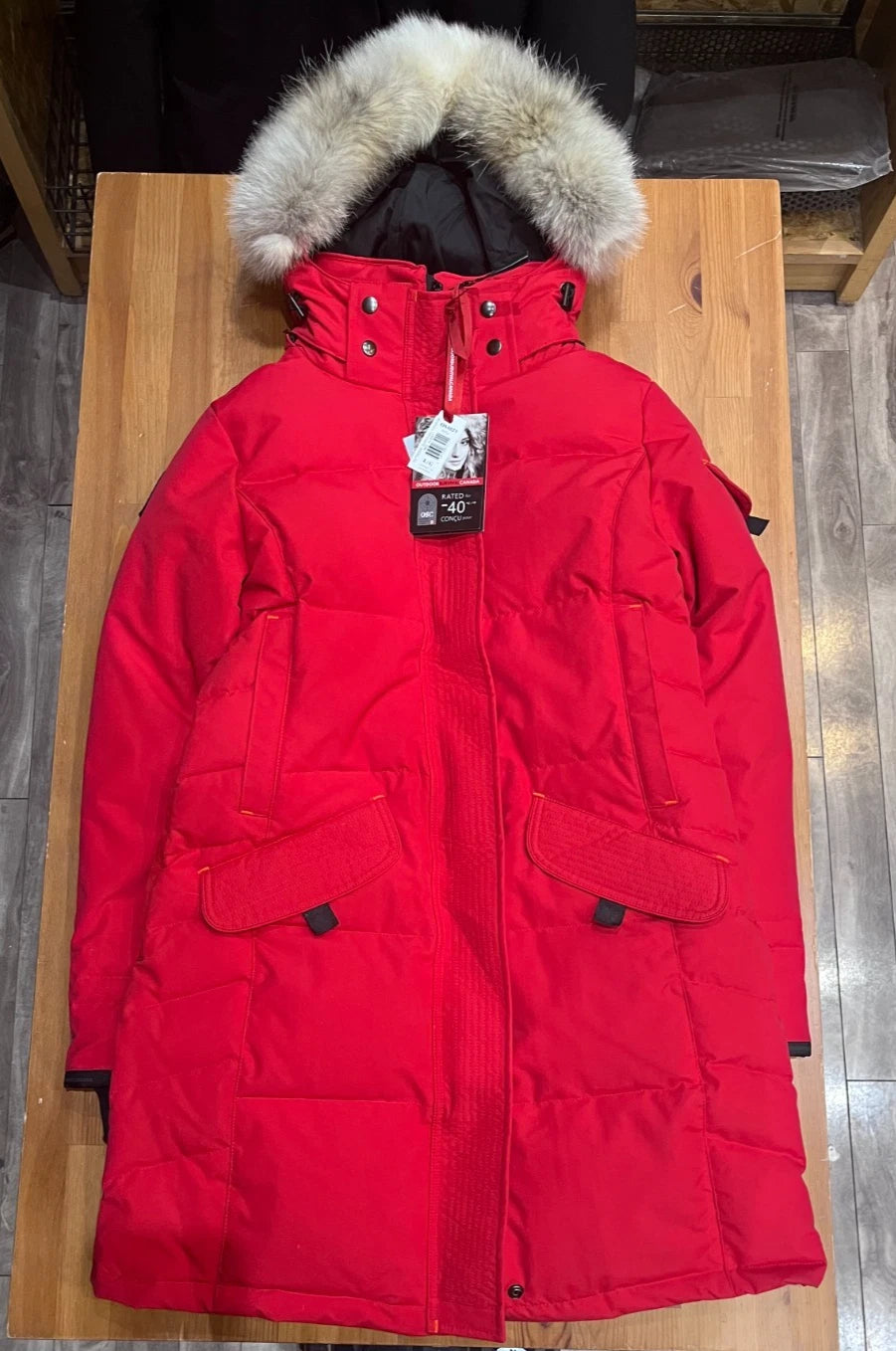 Outdoor Survival Canada Women's Siku -40 Down Parka Large - ON DISPLAY