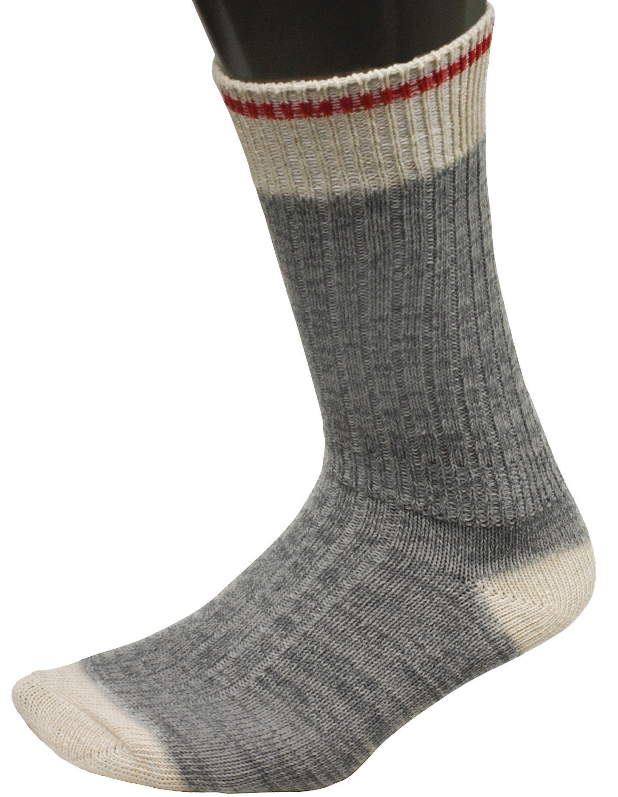 Misty Mountain Heat Zone Men's Thermal Fireside Socks - Grey Color - ScoutTech