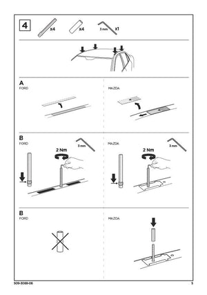 Thule Fit Kit 3069 Roof Rack Kit