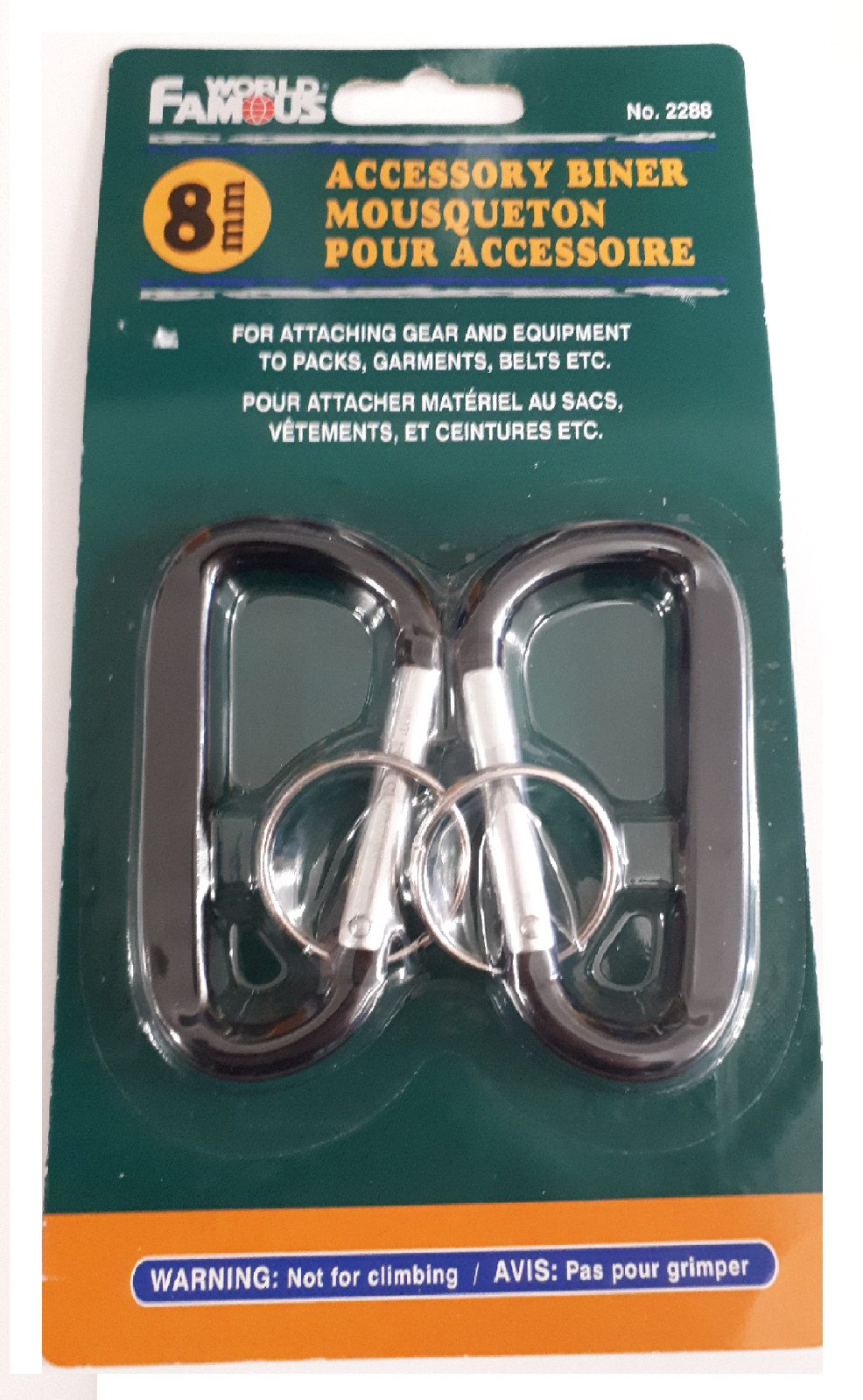 World Famous 8mm Accessory Biners - ScoutTech