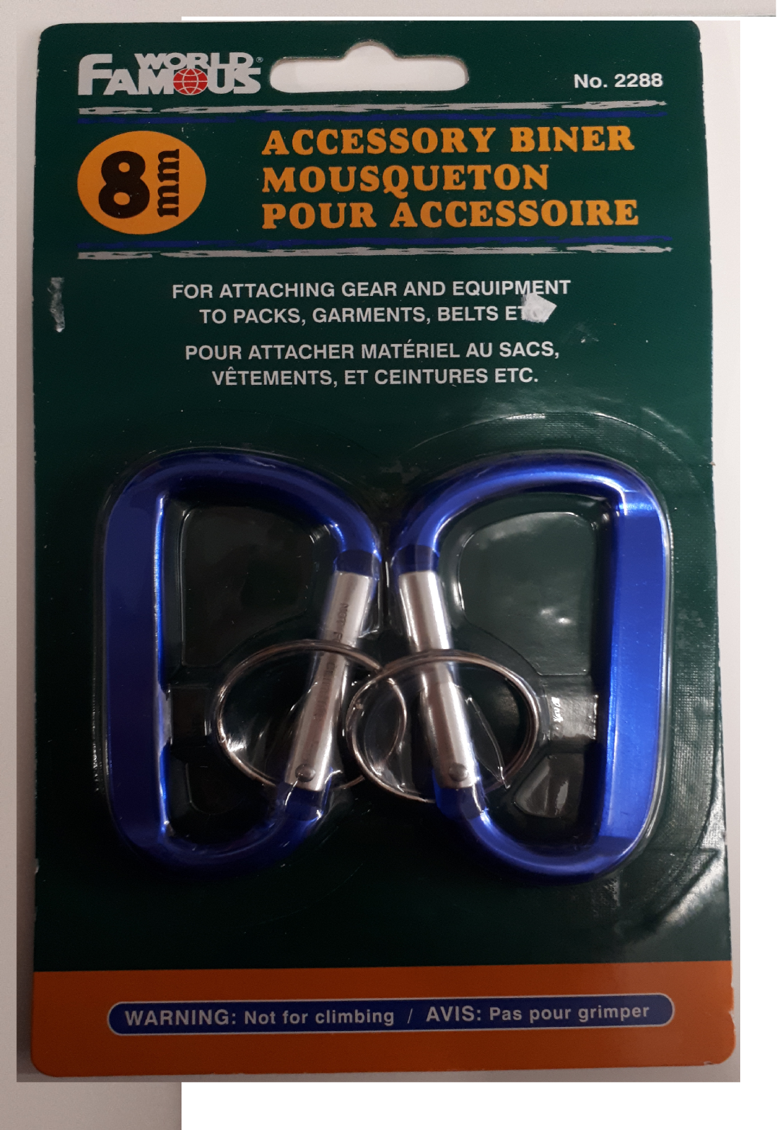 World Famous 8mm Accessory Biners - ScoutTech