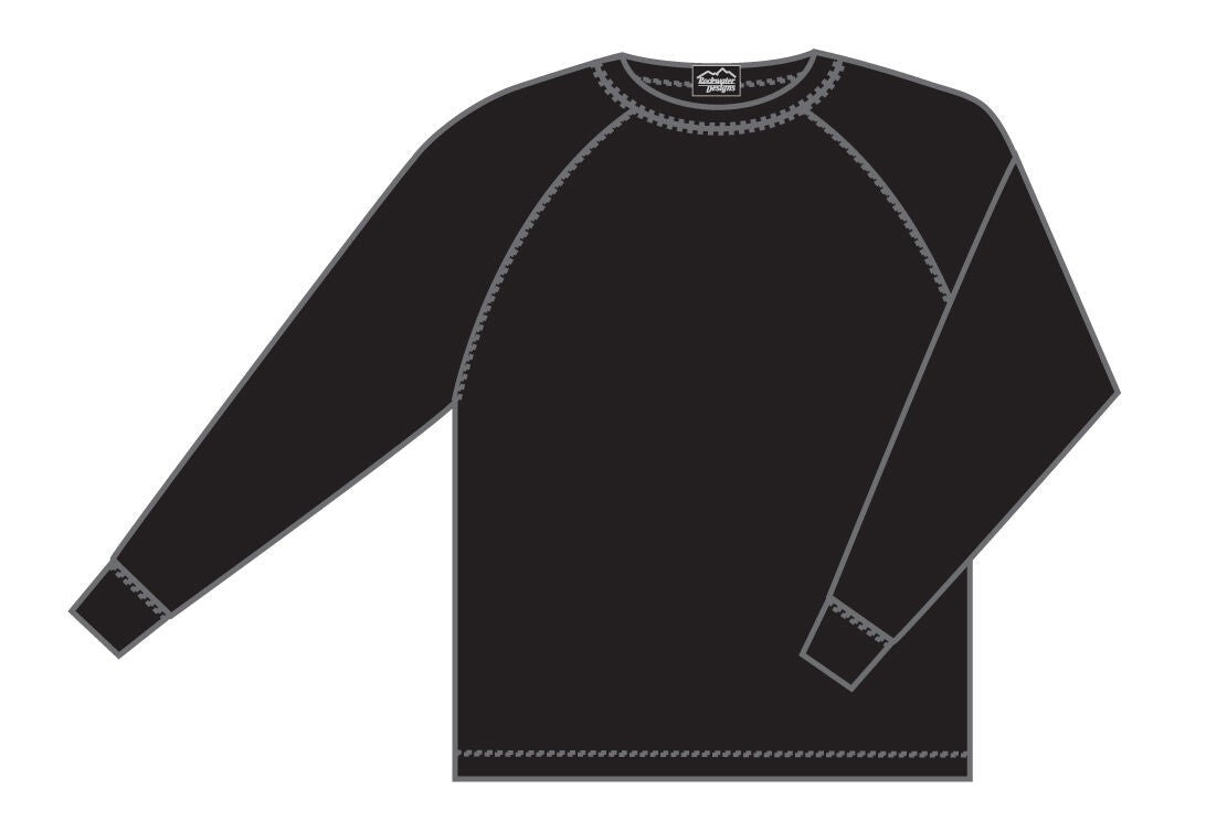 Misty Mountain Rockwater Designs Men's Micra Wool Technical, Black Size XL - ScoutTech