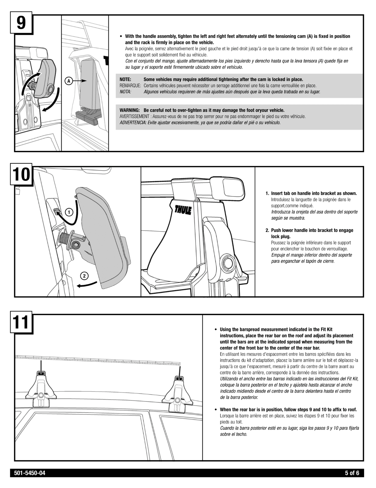 Thule Aero Foot Pack 400 XT - ScoutTech