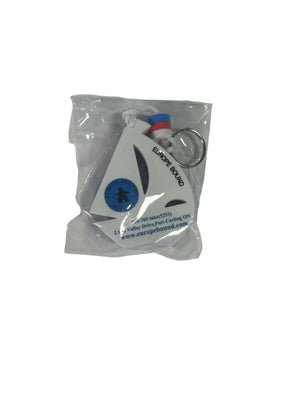 Europe Bound Floatation Key Ring
