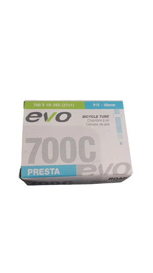 4 PACK EVO Performance Presta Bike Tubes | 700c X 18/25C | Road