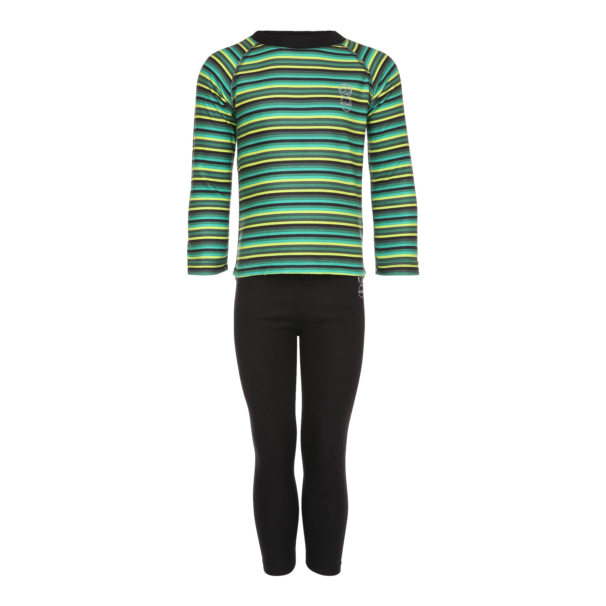 Kombi Body 3 Snuggly Fleece Printed Jr Base Layer Sets for Kids Unisex - ScoutTech