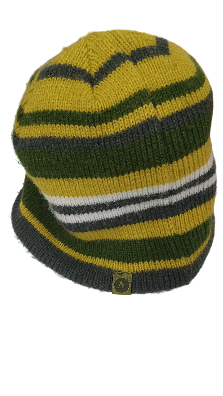 Marmot Striped Knit Winter Beanies One Size Fits Most - ScoutTech