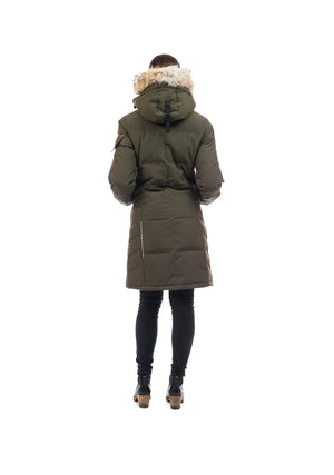 Outdoor Survival Canada OSC Women's Siku -40 Down Parka Medium Alpine Moss - ON DISPLAY