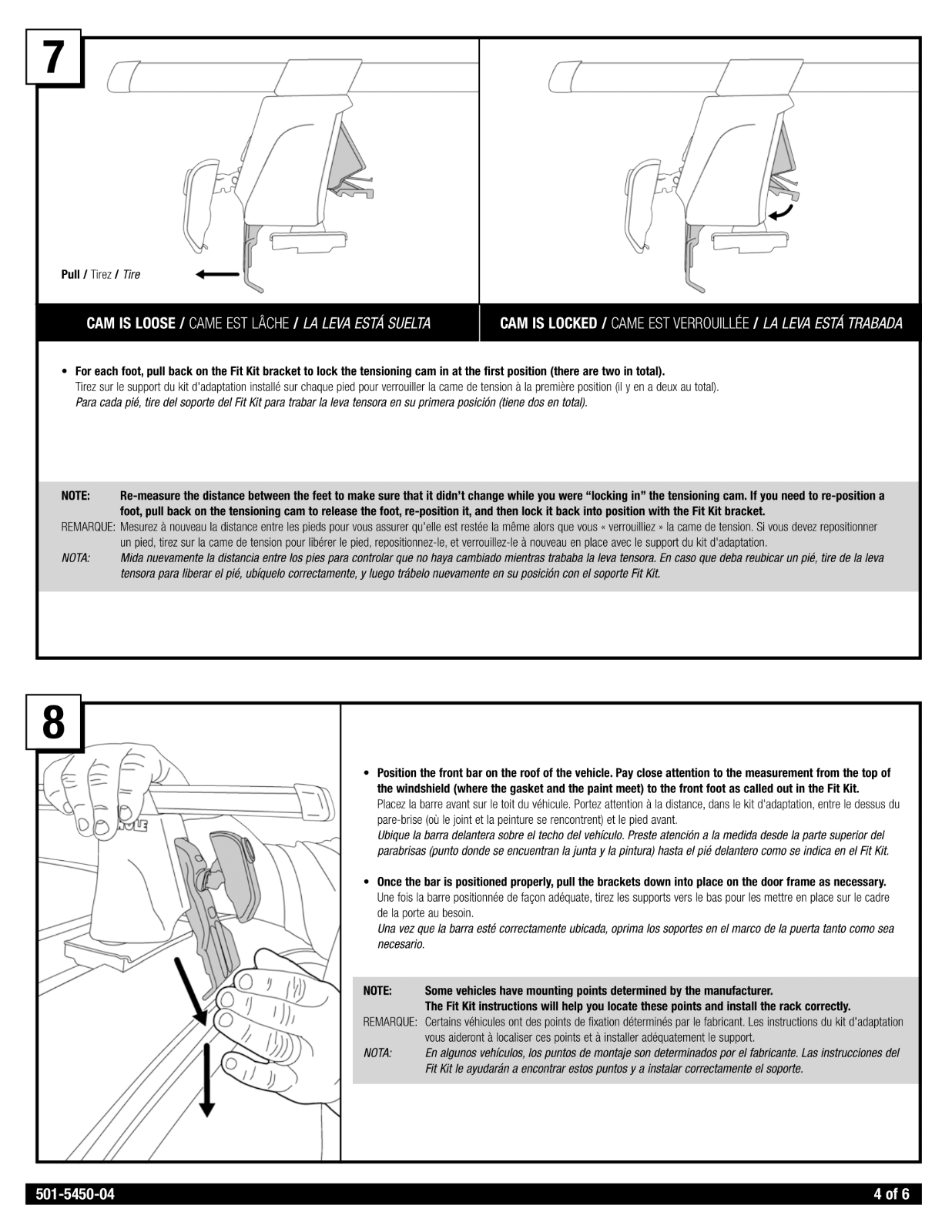 Thule Aero Foot Pack 400 XT - ScoutTech