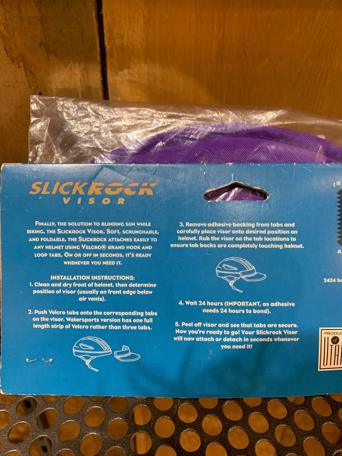 SlickRock Removable Helmet Sun Visors One-Size - ScoutTech