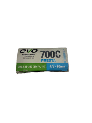 4 PACK EVO Performance Presta Bike Tubes | 700c X 18/25C | Road