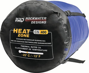 Rockwater Designs Heat Zone CS-400 OverSized Rectangular Sleeping Bag -25C/-13F