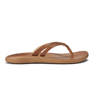 Olukai Women's Kapehe Luana Leather Flip Flops US Size 10