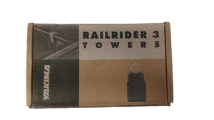 Yakima RailRider 3 Towers(MISSING PARTS, READ DESCRIPTION)
