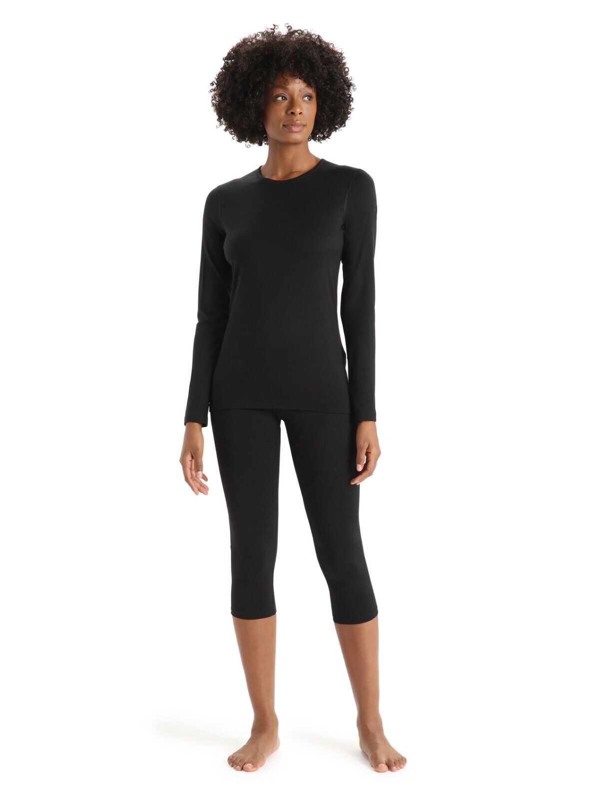 Icebreaker Women's Merino 200 Oasis Long Sleeve Crewe Thermal Top - ScoutTech