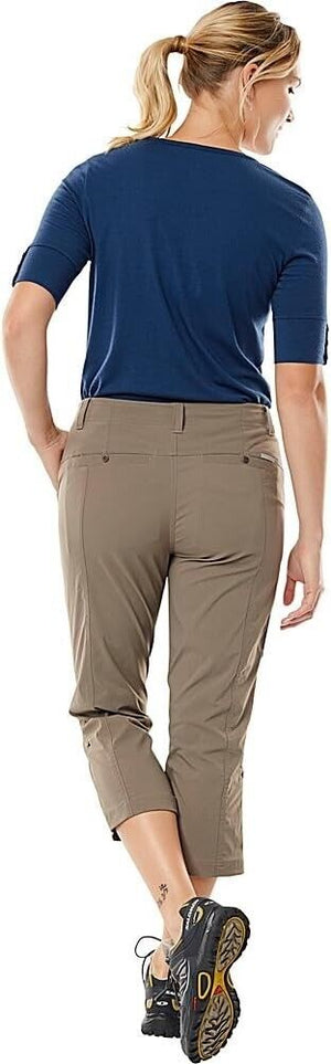 Royal Robbins Women's Embossed Discovery Capri, Size 6