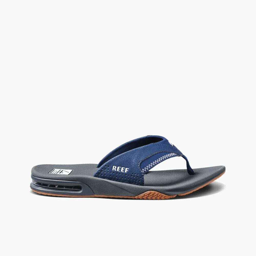 Reef Men's Fanning Flip Flop Sandals with Integrated Bottle Opener - ScoutTech