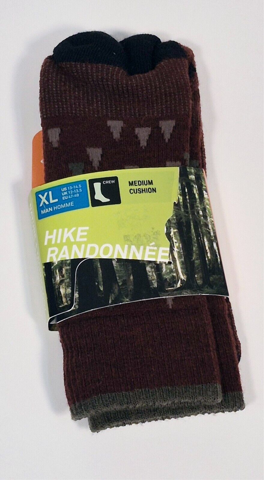 Icebreaker Merino Men's Hike Medium Cushion Crew Socks Size XL - ScoutTech