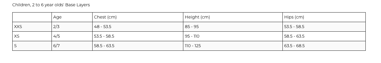 Kombi B2 Merino Blend Crew Top Child & Junior 190g Mid-weight Base Layers - ScoutTech