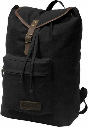 World Famous Georgina Canvas 23L Daypack with Padded Laptop Sleeve