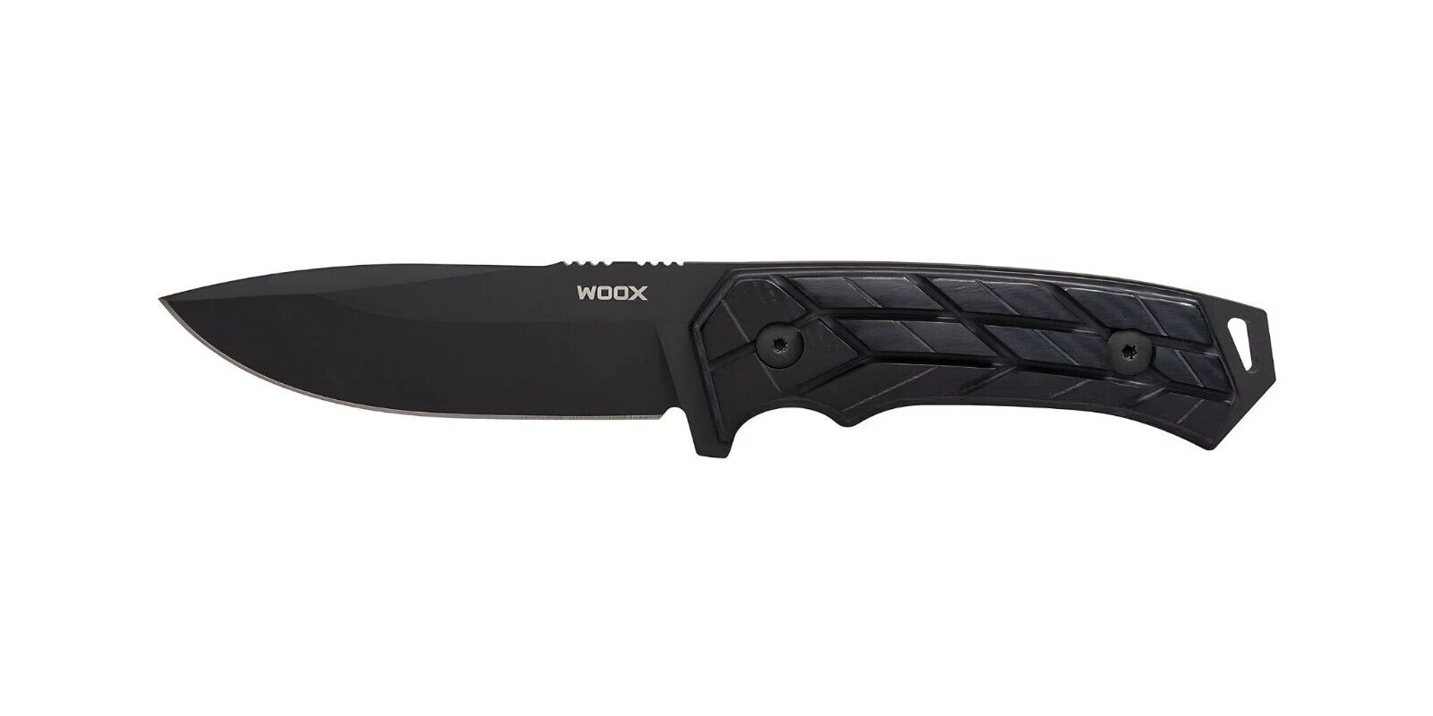 WOOX Rock 62 Mil-Spec Knife, Black Blade with XGRIP Handle - ScoutTech