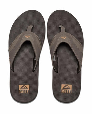 Reef Men's Fanning Flip Flop Sandals with Integrated Bottle Opener